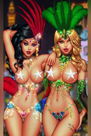 Las Vegas VIP (Van Helsing & Robyn Hood) by Eric Basaldua.  In collaboration with Sanju Nivangune.