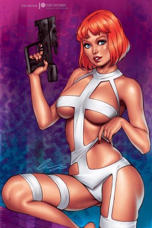 Illustration | Lilu/Leeloo (The Fifth Element) by Elias...