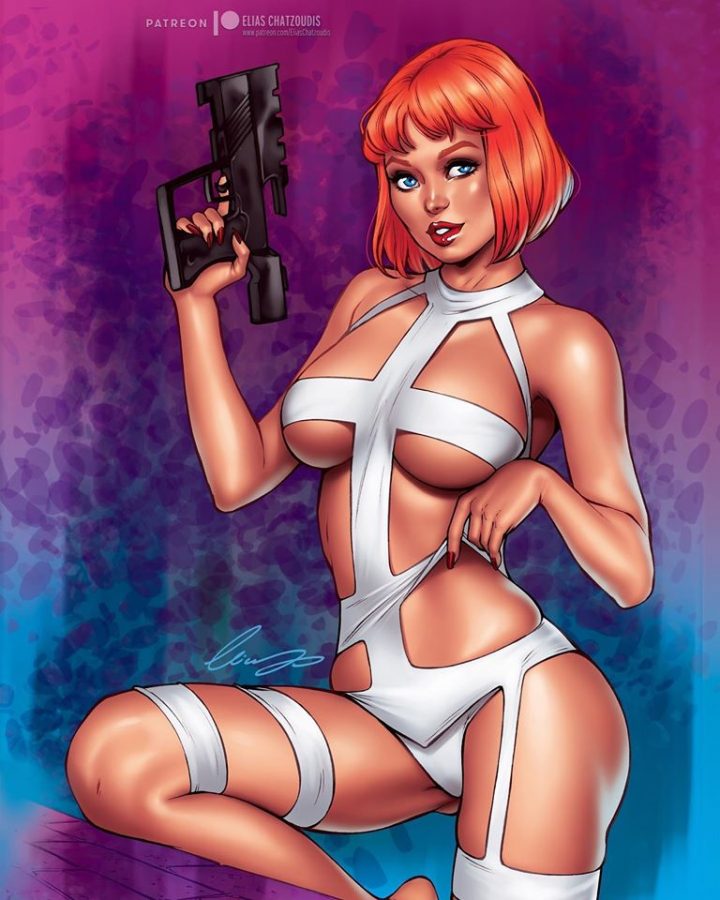 Lilu/Leeloo (The Fifth Element) by Elias Chatzoudis.