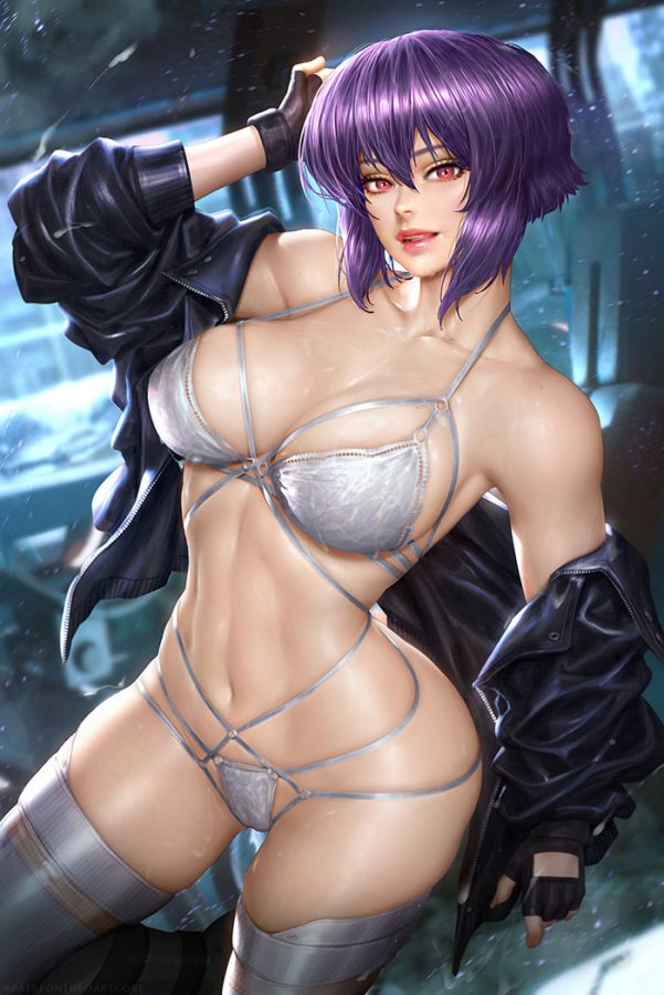 Major Motoko Kusanagi (Ghost in the Shell) by NeoArtCorE.