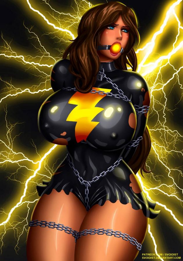 Mary Marvel: bondage by Svoidist.