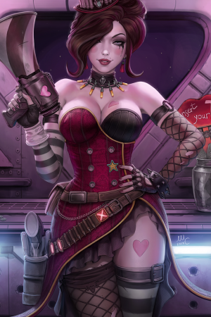 Moxxi Borderlands by Mirco Cabbia