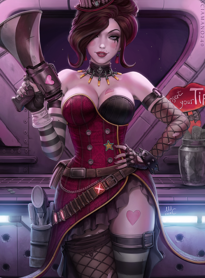 Moxxi Borderlands by Mirco Cabbia