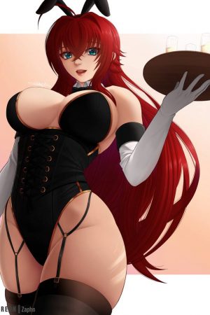 Rias Gremory-Bunnygirl (High School DxD) by Zaphn.