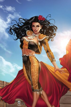 Zenescope’s 2021 World Tour Series (Spain) by Mike Krome.  In collaboration with Ula Mos.